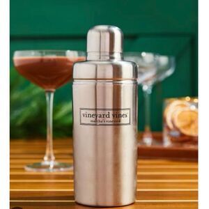 Vineyard Vines Stainless Steel Cocktail Mixer ~ New No Box